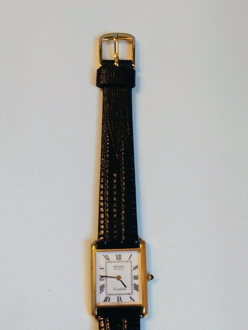 Ladies Seiko Exceline Tank Watch 8420-5540 JAPAN TESTED! New Battery